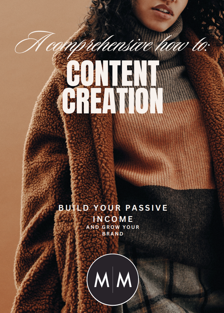 A comprehensive how to : Content Creation